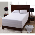 45S*45S 180T 100% polyester 300gsm polyester fiber filling mattress protector with jersey skirt for hotel and home used
